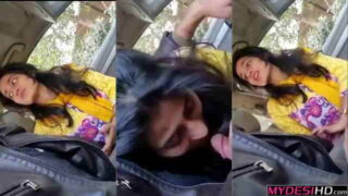 Exotic Pakistani Girl In Yellow Suit Gives Intimate Car Blowjob – Shy To Wild