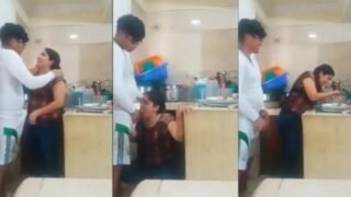 Desi maid gets big cock of sexbaba