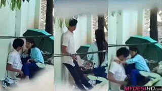 Real Desi Public Sex Video – Amateur Outdoor Encounter Leaked MMS